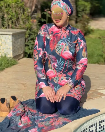 Burkini Flamingo Robe 2