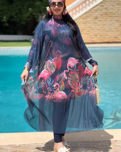 Burkini Flamingo Robe 4