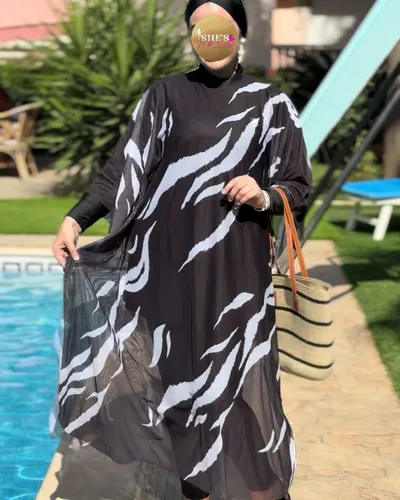 Pareo zebre noir
