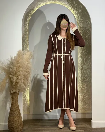 Robe à rayures Midi R907#