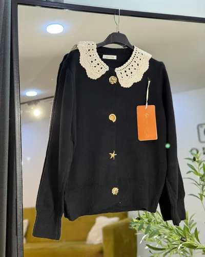 Cardigan Colle crochet N232# 3