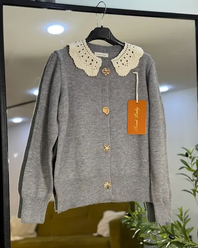 Cardigan Colle crochet N232# 4
